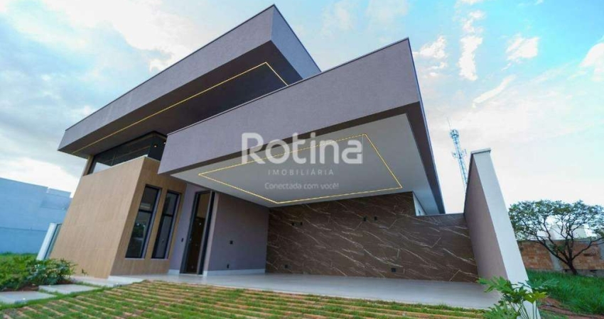 Casa Condomínio Fechado à venda, 3 quartos, Cond. Gsp Arts - Uberlândia/MG - Rotina Imobiliária