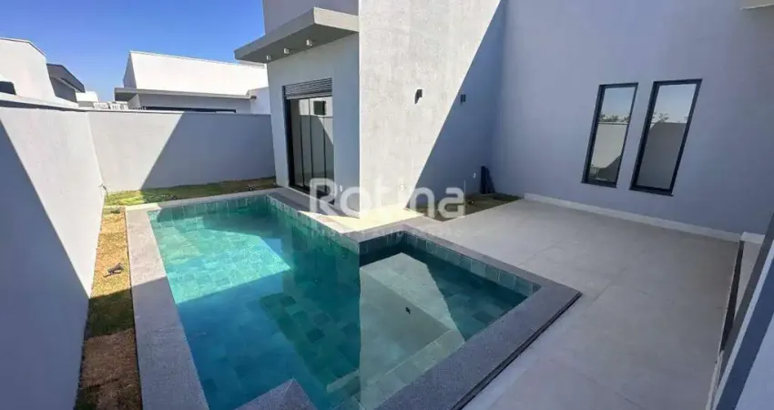 Casa Condomínio Fechado à venda, 3 quartos, Cond. Gsp Arts - Uberlândia/MG - Rotina Imobiliária