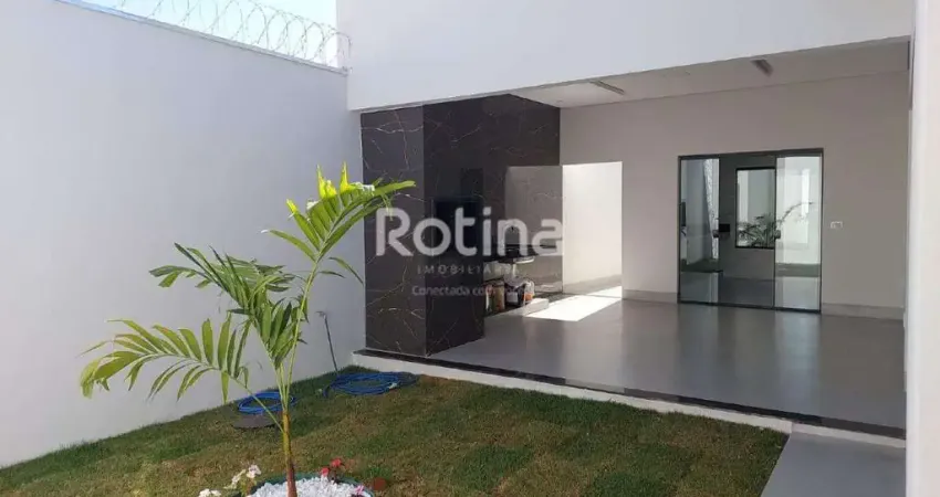 Casa à venda, 3 quartos, Laranjeiras - Uberlândia/MG - Rotina Imobiliária