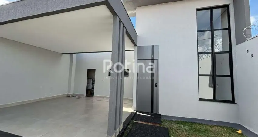 Casa à venda, 3 quartos, Portal do Vale II - Uberlândia/MG - Rotina Imobiliária