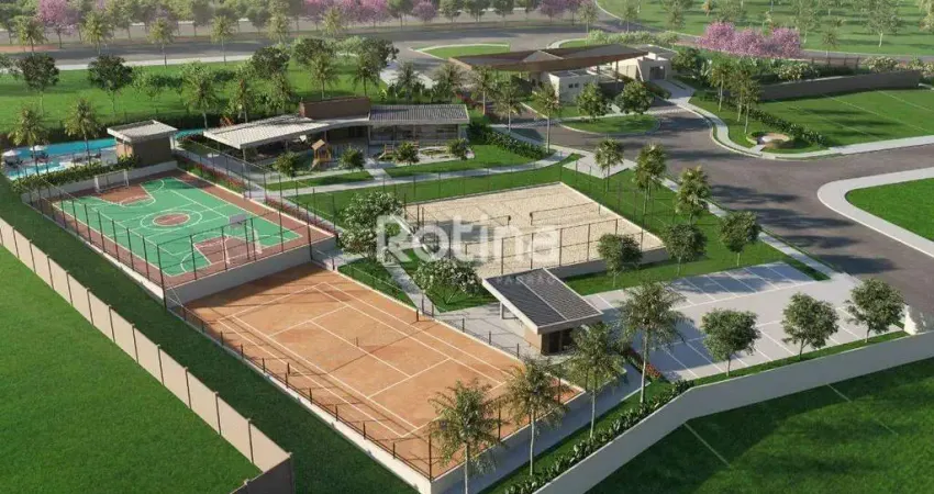 Terreno condomínio fechado à venda, alto umuarama - uberlândia/mg - rotina imobiliária