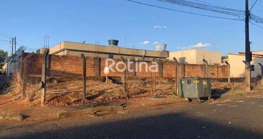 Terreno à venda, esquina no bairro custódio pereira em uberlândia/mg
