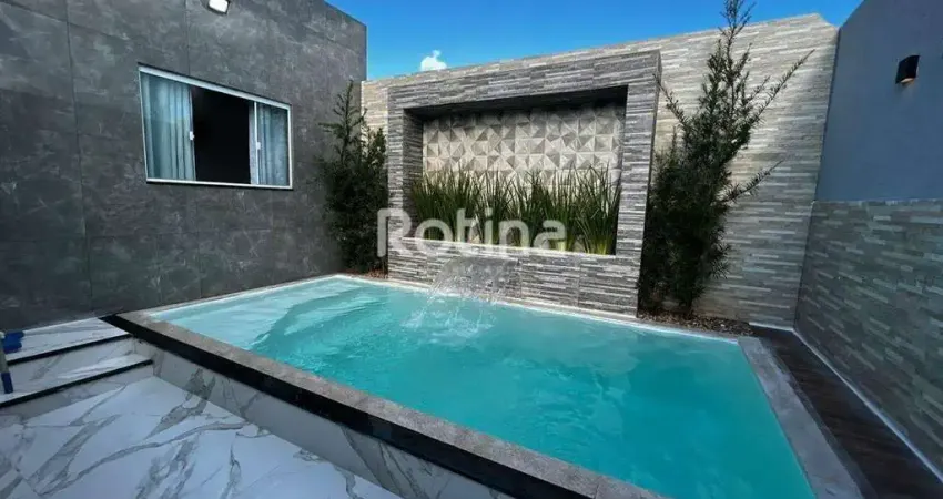 Casa com 3 quartos à venda na Rua Elizena Custódia de Melo, --, Shopping Park, Uberlândia