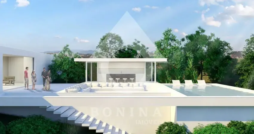 Casa de Vidro com ambientes amplos e sofisticados, descubra a exclusividade e o luxo no condomínio Terras de São José II em Itu