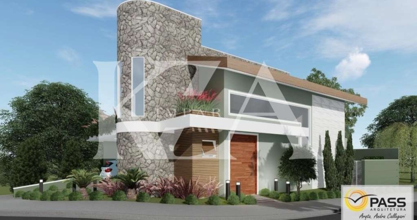 Vendo casa em termino de construção com  254 m² de área construída, linda vista para serra do japi, 3 suítes, painéis solares, piscina c/ cascata.