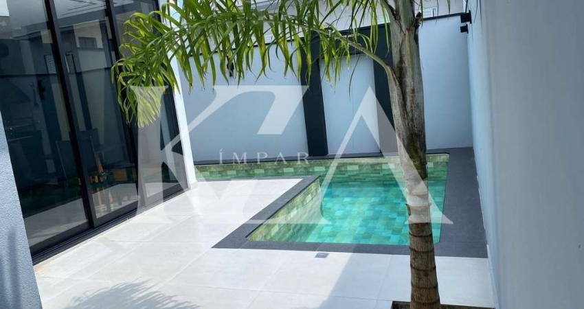 SOBRADO MODERNO - LOCAÇÃO- CONDOMÍNIO RESERVA DA MATA- piscina com cascata e área gourmet- Bairro Corrupira- Jundiaí- SP