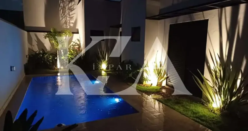 Luxuosa casa em condomínio à venda em Indaiatuba-SP,  , 3 suítes, 2 salas, 1 banheiro, 5 vagas,  300 m2  total e 193m2 construídos