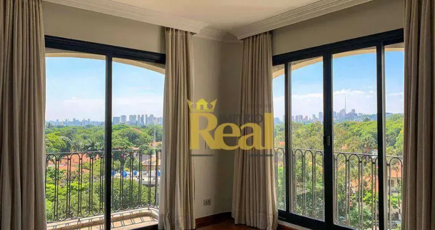 Apartamento para alugar, 200 m² por r$ 15.800,00/mês - alto de pinheiros - são paulo/sp