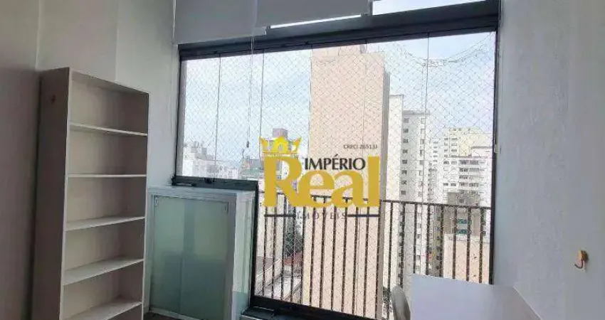 Apartamento com 1 dormitório para alugar, 28 m² por r$ 3.250,00/mês - perdizes - são paulo/sp