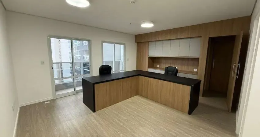 Sala comercial integrada, mobiliada - no bairro boqueirão na praia grande