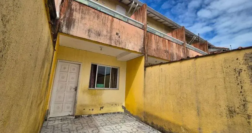 Casa individual para locação no tude bastos/pg - 2 dormitórios.