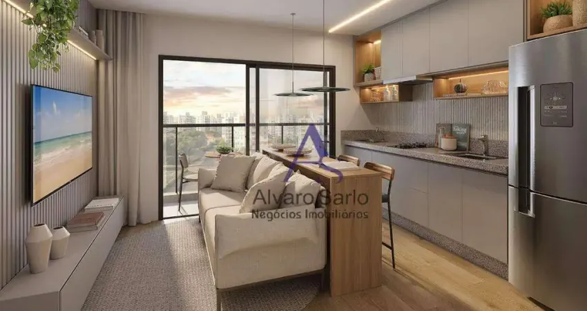 Apartamento com 1 dormitório à venda, 39 m² por r$ 524.900,00 - jardim camburi - vitória/es