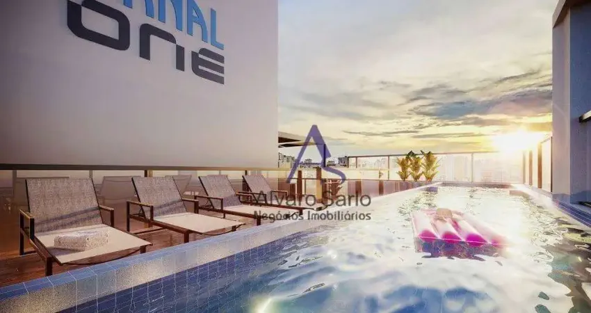 Apartamento com 1 dormitório à venda, 30 m² por r$ 716.416 - santa helena - vitória/es