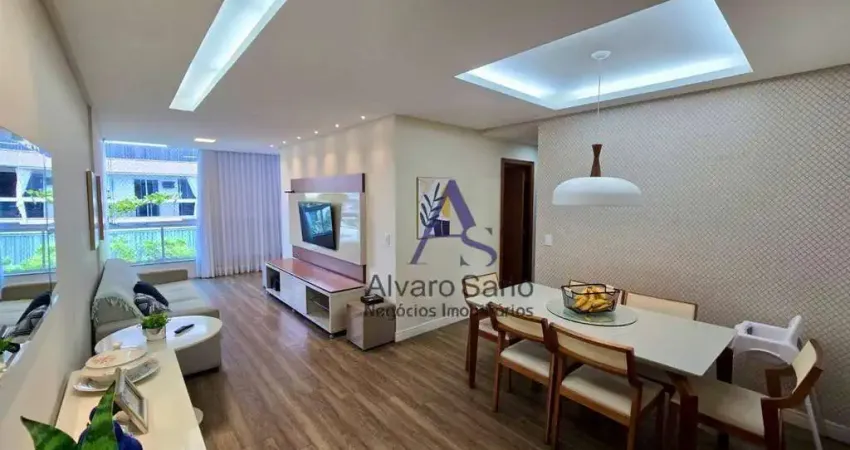 Apartamento com 3 dormitórios à venda - porteira fechada - 98 m² por r$ 1.150.000 - jardim camburi - vitória/es