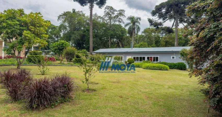 Chácara com 2 dormitórios à venda, 5.000 m² por r$ 1.600.000 - borda do campo - são josé dos pinhais/pr