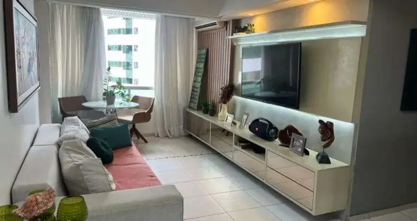 Jean charles / boa viagem : varanda, 3 quartos, 1 suíte, mobiliado, reformado, 2 vagas, 97m²