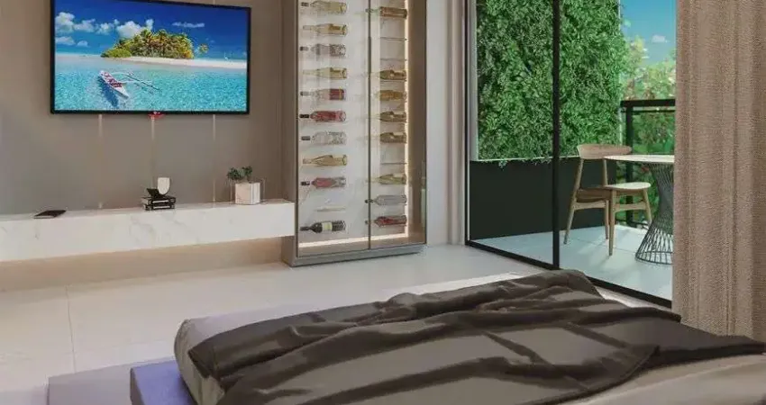 Jean charles / ipojuca: 1 quarto, 1 suíte, varanda, porcelanato, 28m²