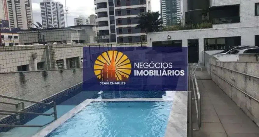 Jean charles/derby : nascente, varanda, 3 qts, 1suíte, dce, 2 vagas cobertas, piscina, 84m²