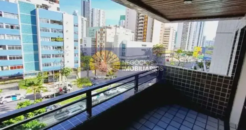 Jean charles/boa viagem, 155m², 4 quartos, 4 wc, salão de festas, varanda, dependência de empregada