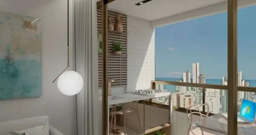 Jean charles / boa viagem : varanda, 3 qts, cozinha americana, 62m² + lazer completo l