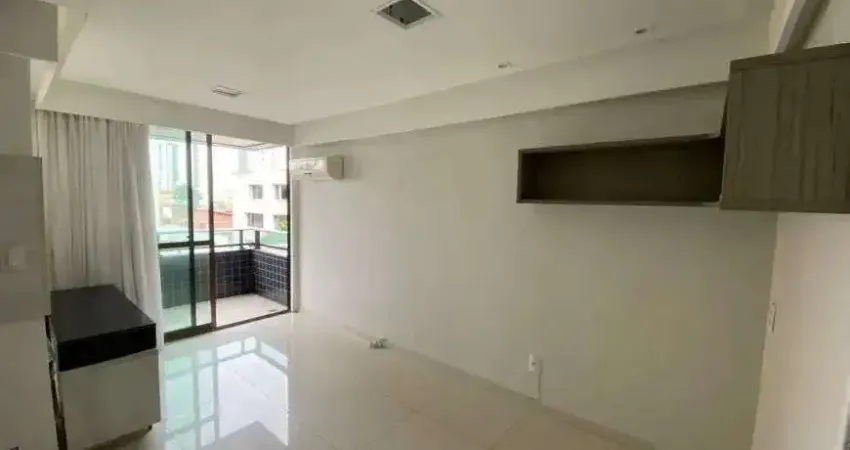 Jean charles / boa viagem : varanda, porcelanato, 2 quartos, vaga coberta + área de lazer