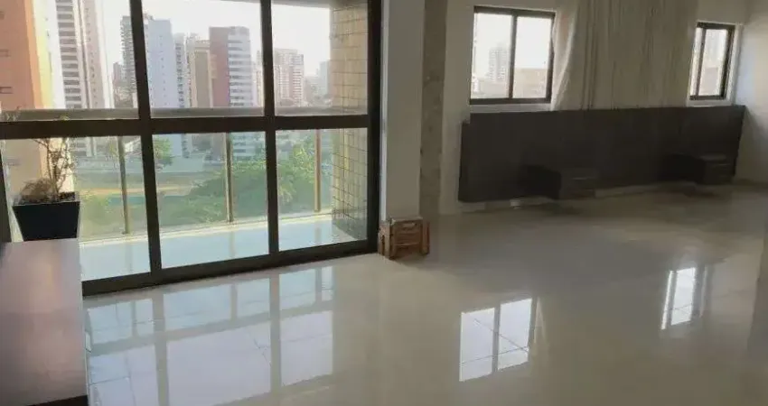 Jean charles / piedade : vista-mar, varanda, 3 quartos, 1 suíte, 2 vagas, dce, 86m² e porcelanato
