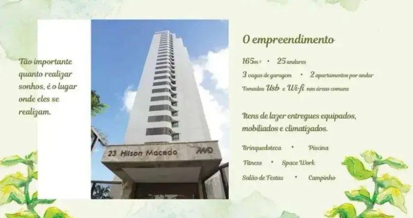 Jean charles / monteiro : edf hilson macedo, nascente, 4 quartos, 4 suítes, dce completa + lazer