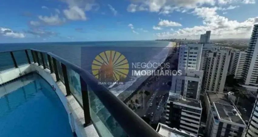 Jean charles/boa viagem: vista mar, 2qts, área de lazer, piscina, 60m², gerador, piscina,