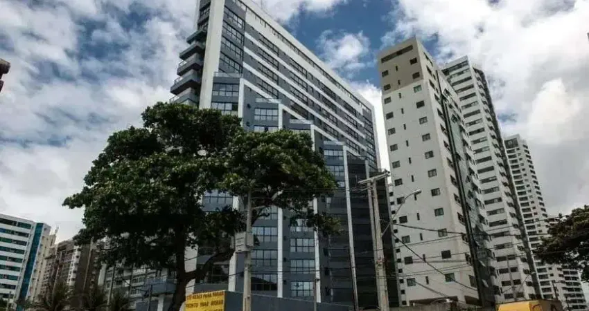 Jean charles / boa viagem : na beira-mar de boa viagem, com área de lazer completo, 35m²
