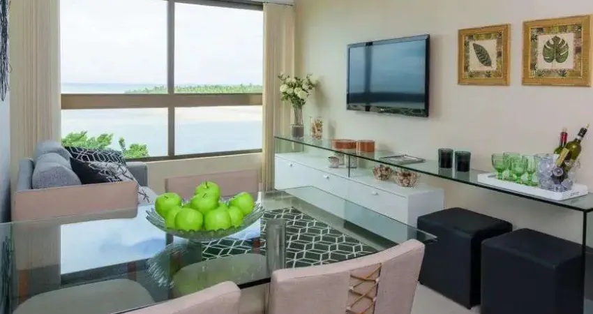 Jean charles / barra de jangada: 1 quarto, nascente, porcelanato, novo!! beira mar, lazer completo