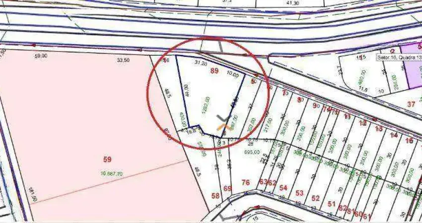 Terreno à venda, 1282 m² por R$ 2.600.000,00 - Jardim Ana Maria - Santo André/SP