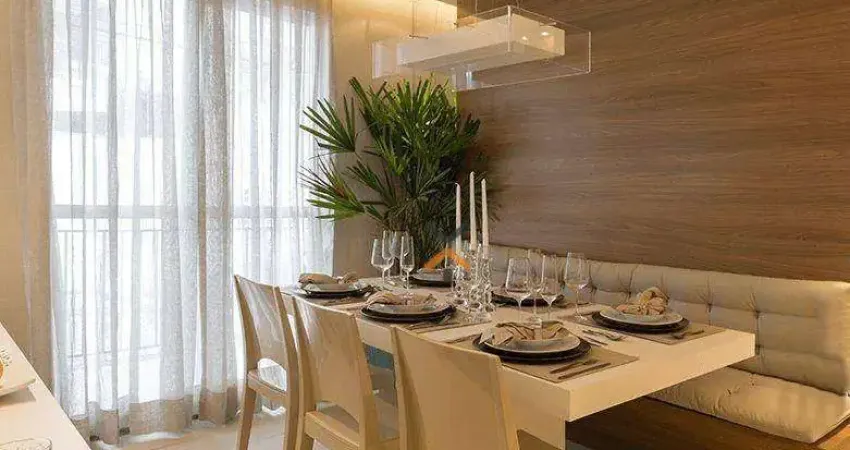 Apartamento com 3 dormitórios à venda, 57 m² por R$ 446.400,00 - Vila Valparaíso - Santo André/SP