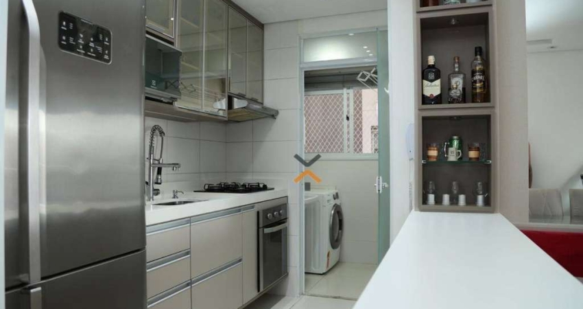 Apartamento com 2 dormitórios à venda, 56 m² por R$ 431.000,00 - Vila Campestre - São Bernardo do Campo/SP