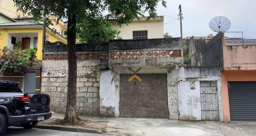 TERRENO COM 250 METROS A VENDA NA VILA VITÓRIA - SANTO ANDRÉ.