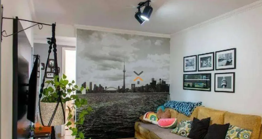 APARTAMENTO COM 3 DORMITÓRIOS SENDO 1 SUÍTE, 2 BANHEIROS, 2 VAGAS, NA VILA GUIOMAR - SANTO ANDRÉ.