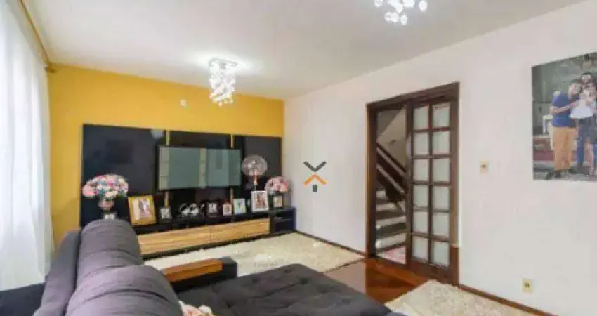 SOBRADO COM 3 DORMITÓRIOS SENDO 1 SUÍTE, 3 BANHEIROS, 6 VAGAS, NA VILA ELDIZIA - SANTO ANDRÉ.