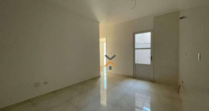 Apartamento com 2 dormitórios, 48 m² - venda por R$ 299.000,00 ou aluguel por R$ 2.007,00/mês - Vila Príncipe de Gales - Santo André/SP