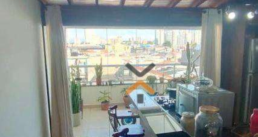Cobertura com 2 dormitórios à venda, 108 m² por R$ 555.000,00 - Jardim Ocara - Santo André/SP