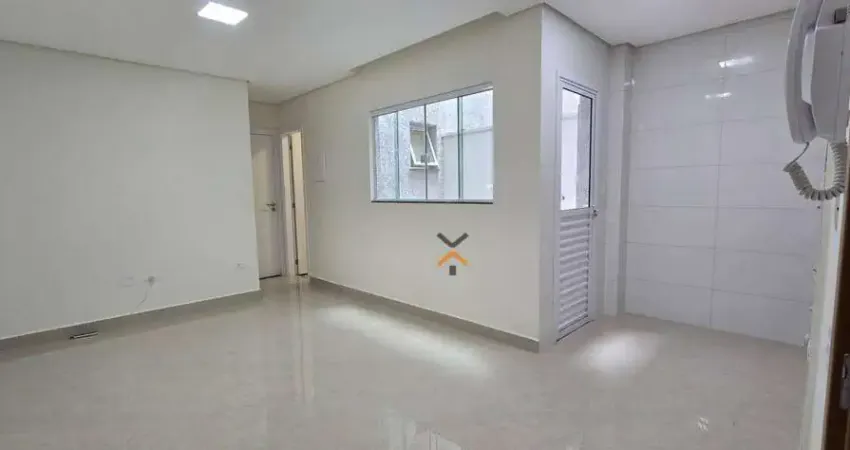 Apartamento com 2 dormitórios à venda, 53 m² por R$ 390.000,00 - Vila Floresta - Santo André/SP