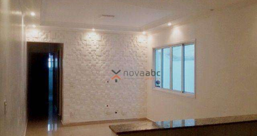 Apartamento com 2 dormitórios para alugar, 90 m² por R$ 2.824,17/mês - Paraíso - Santo André/SP