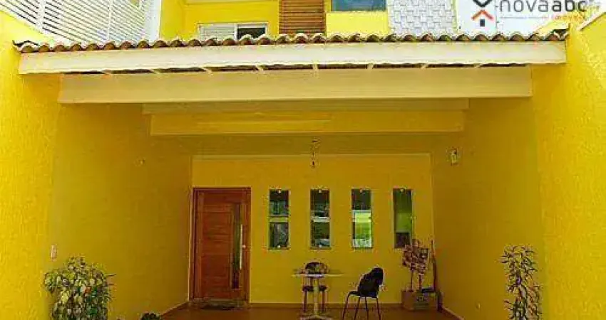 Sobrado com 3 dormitórios para alugar, 215 m² por R$ 5.320,00/mês - Parque das Nações - Santo André/SP
