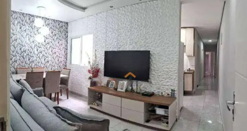 Apartamento com 3 dormitórios à venda, 75 m² por R$ 360.000,00 - Vila Camilópolis - Santo André/SP