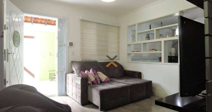 Sobrado com 3 dormitórios à venda, 178 m² por R$ 820.000,00 - Vila Camilópolis - Santo André/SP