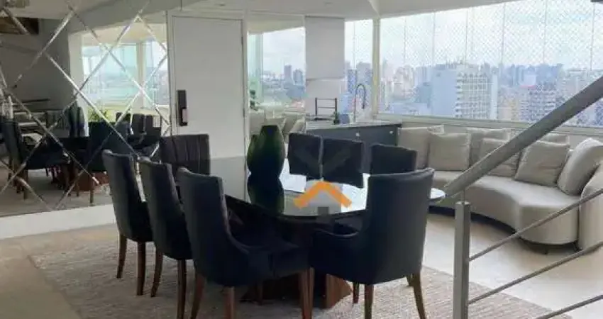 Cobertura com 3 dormitórios para alugar, 227 m² por r$ 9.900/mês - centro - santo andré/sp