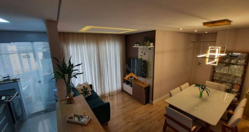 Apartamento com 2 dormitórios à venda, 58 m² por R$ 660.000,00 - Jardim - Santo André/SP