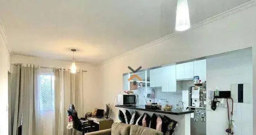 Apartamento com 1 dormitório para alugar, 48 m² por R$ 2.760,00/mês - Jardim do Mar - São Bernardo do Campo/SP
