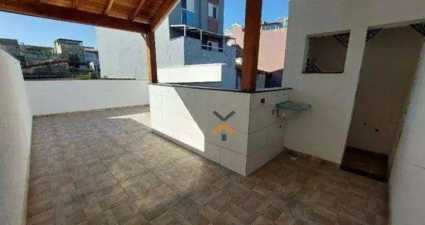 Cobertura com 2 dormitórios à venda, 78 m² por R$ 410.000,00 - Vila Linda - Santo André/SP