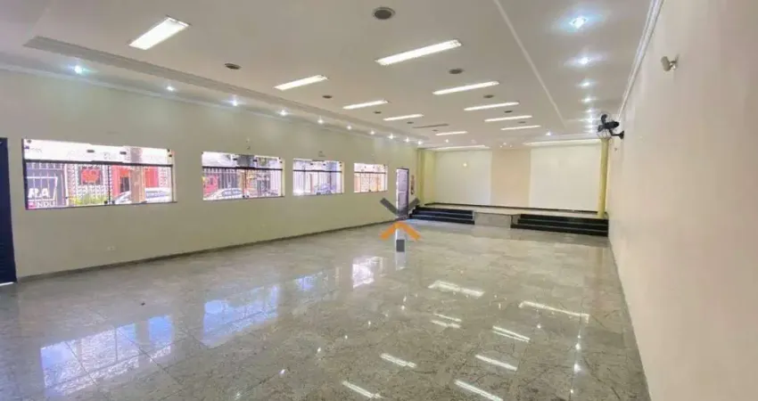 Salão, 192 m² - venda por R$ 750.000,00 ou aluguel por R$ 7.200,00/mês - Vila Pires - Santo André/SP