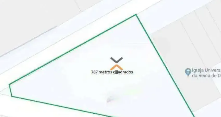 Terreno à venda, 787 m² por R$ 1.600.000,00 - Vila Sacadura Cabral - Santo André/SP