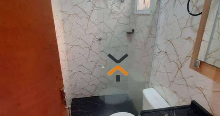 Apartamento com 2 dormitórios para alugar, 40 m² por R$ 1.860,00/mês - Jardim Vila Rica - Santo André/SP